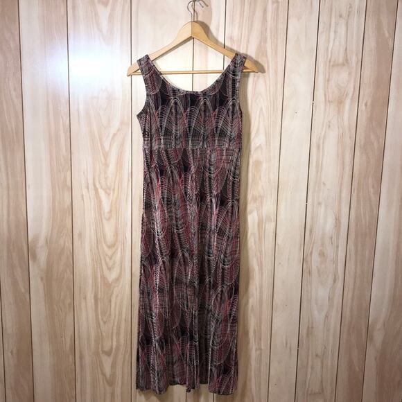 Connected Vintage Scoop Neck Short Sleeve Midi Dress Set 4 Petie - Picture 4 of 8